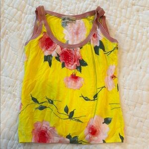 Blumarine vintage Yellow Tank Top